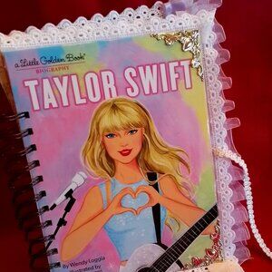 Taylor Swift Little Golden Book converted Journal. New